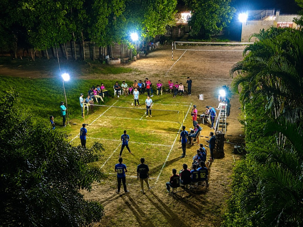 Campus Highlights - Night volleyball match