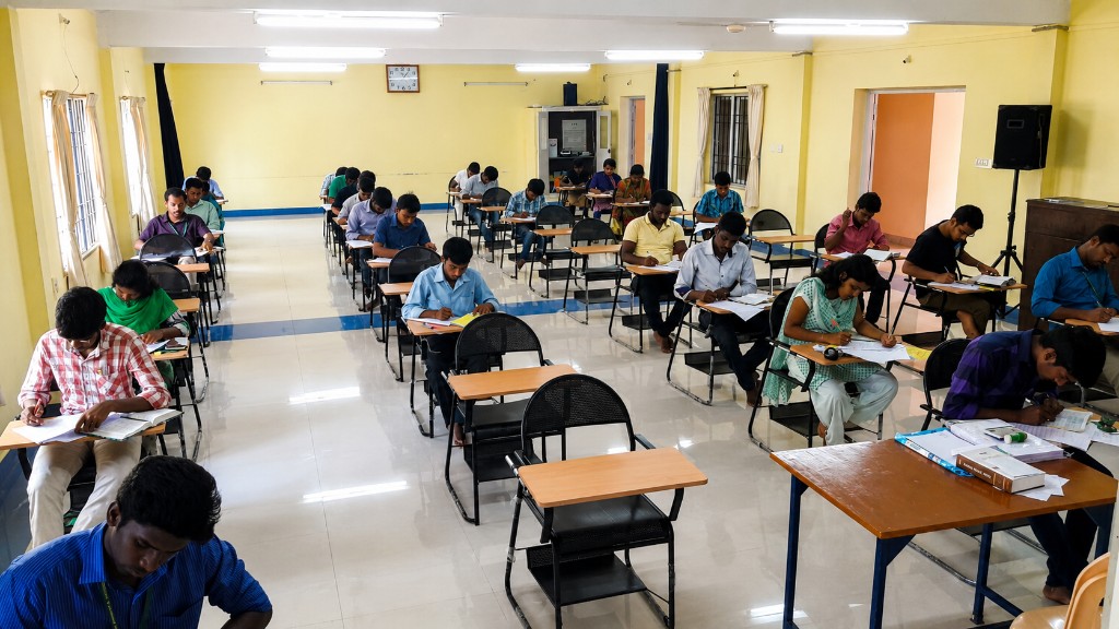 Learning in Action - Examination hall study session